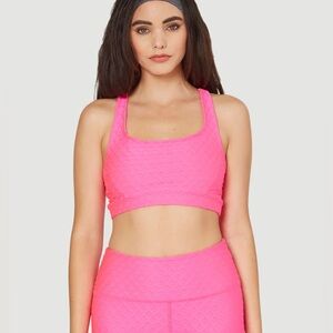 Bright Pink Women's Sports Bra